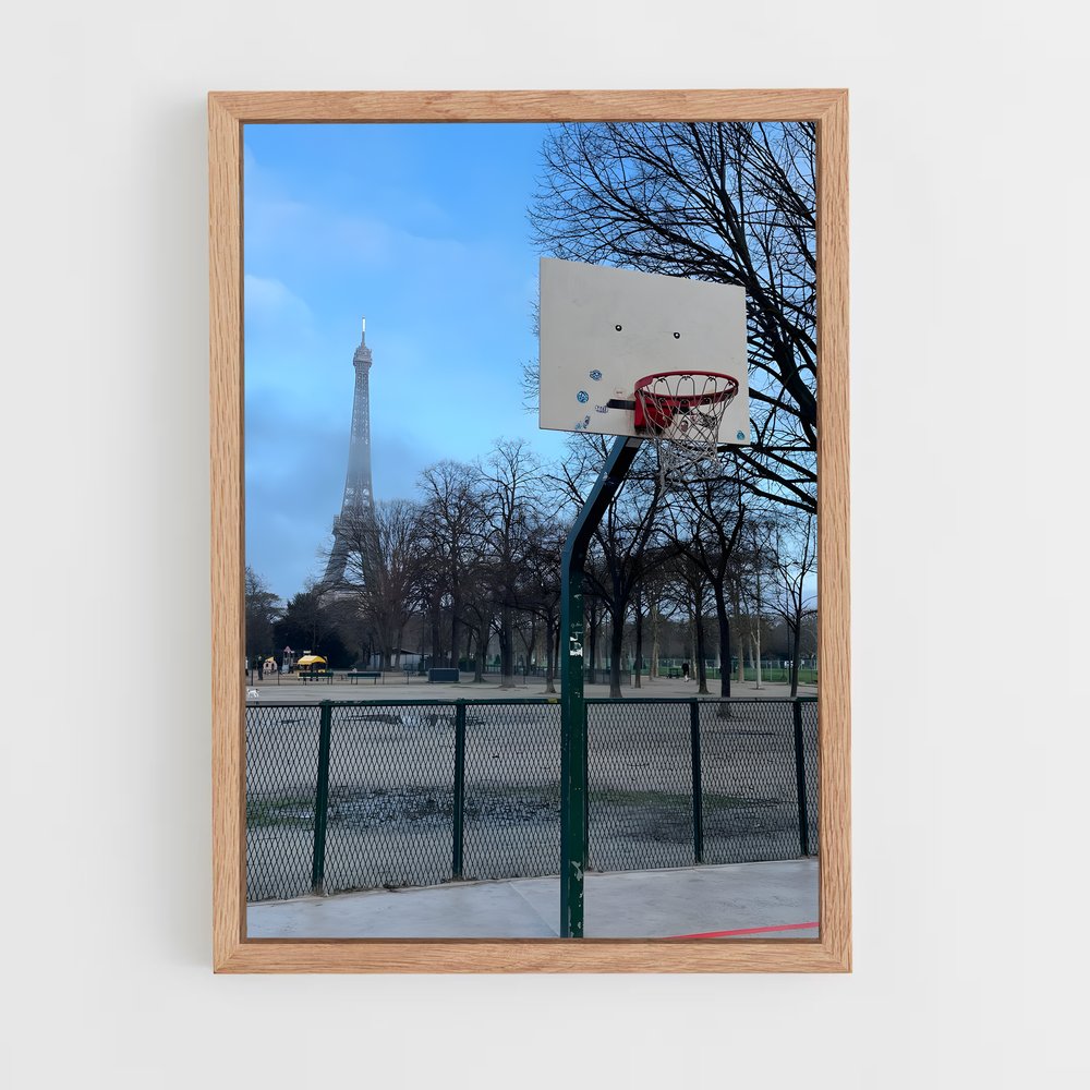 Poster Paris de basketball (vue 4)